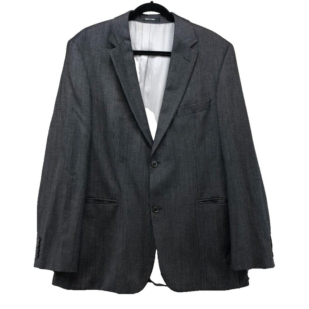 Hugo Boss Colombo Sport Coat Blazer Mens 44 Regular Wool Cashmere Black